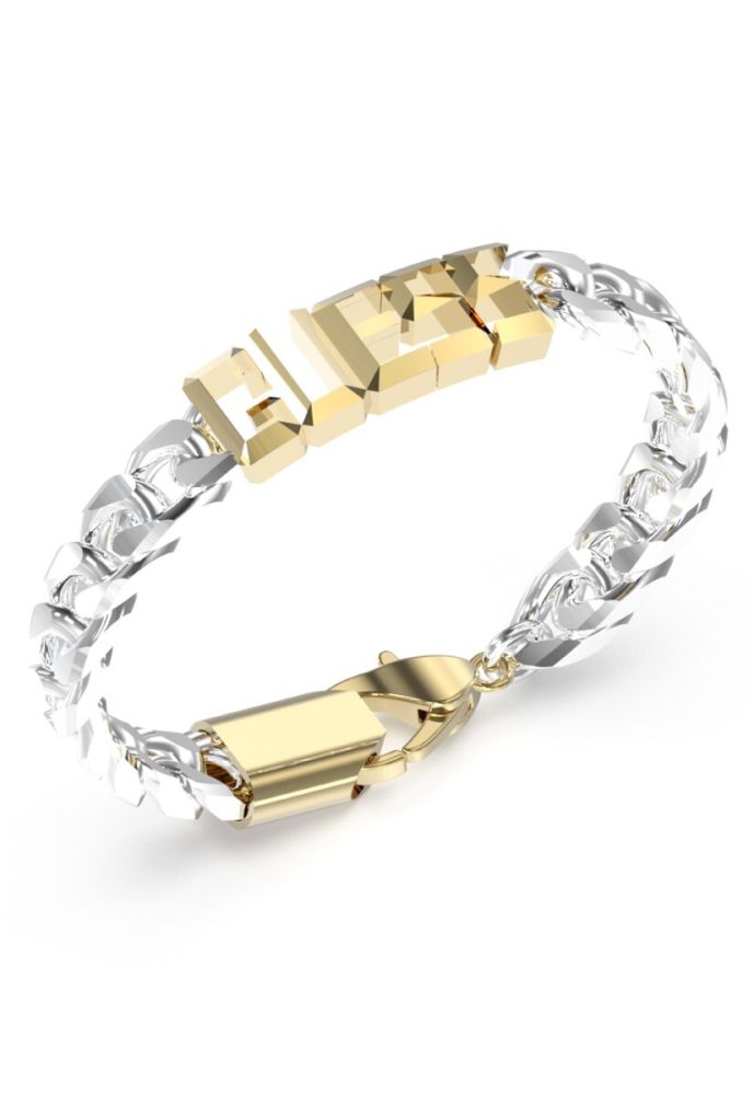 Guess Bracciale Catena Acciaio Bicolore