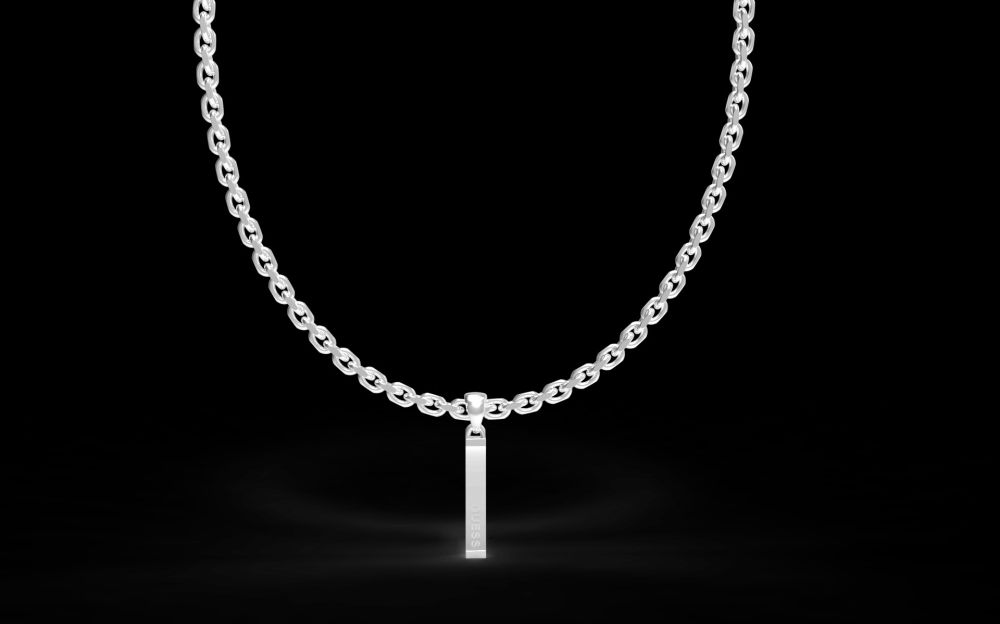 Guess Collana Uomo Acciaio con Pendente