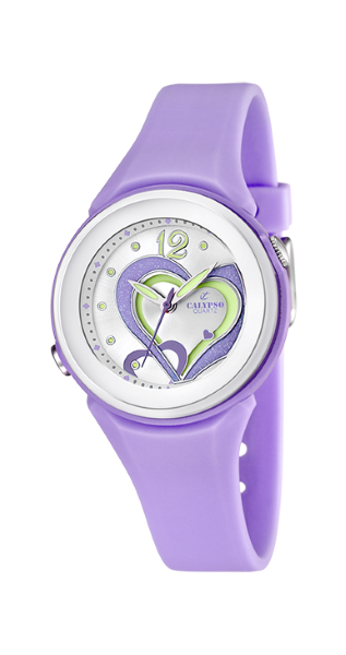 Calypso Orologio Donna Gomma Solo Tempo Lilla