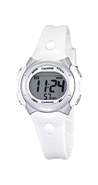 Calypso Orologio Donna - Bambina Gomma Digitale Multifunzione Bianco