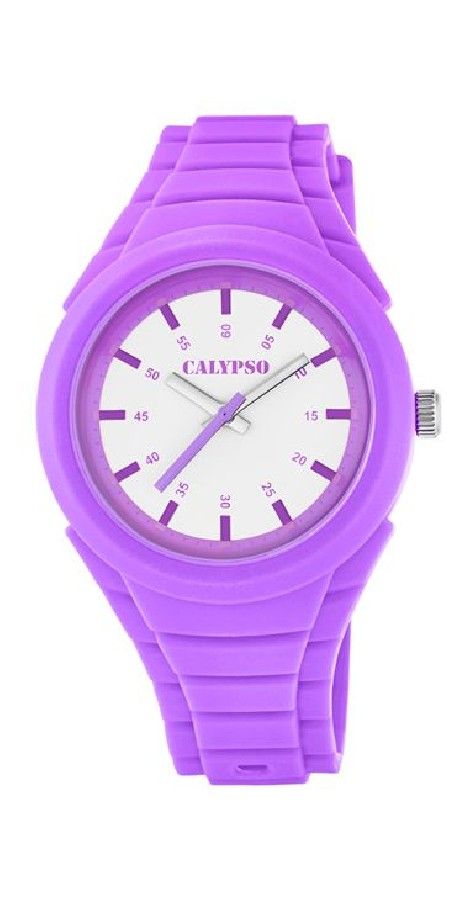 Calypso Orologio Donna-Bambina Gomma Solo Tempo Viola