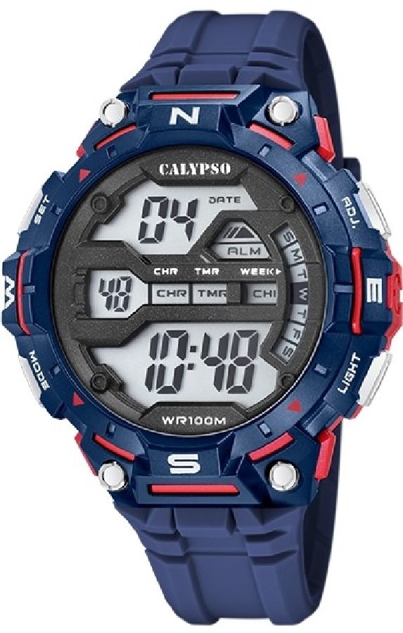 Calypso Orologio Gomma Digitale Multifunzione