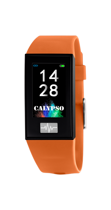 Calypso Orologio Unisex Gomma Smartwatch Arancione