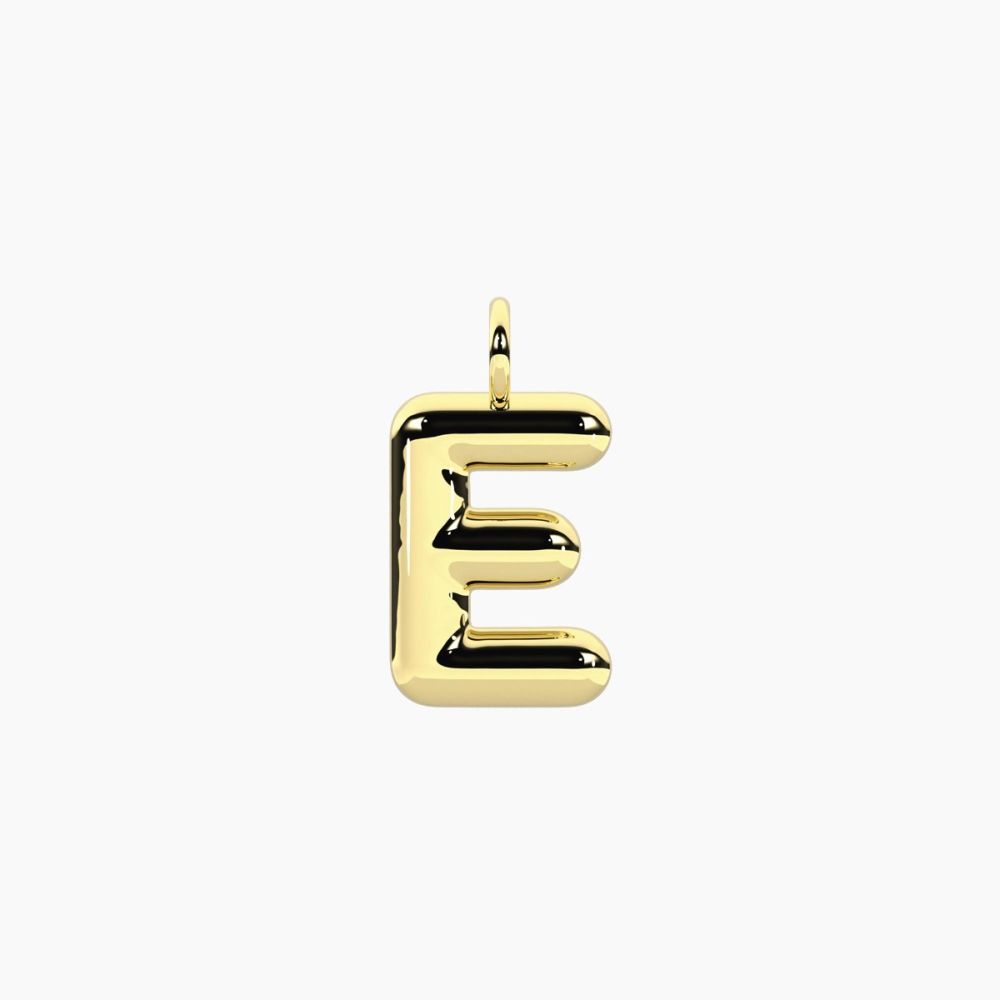 Kidult Ciondolo Acciaio Gold Lettera By You
