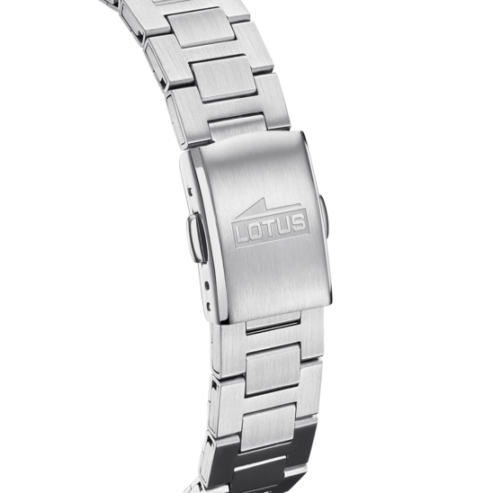 Lotus Orologio Acciaio Solo Tempo Quadrante Silver