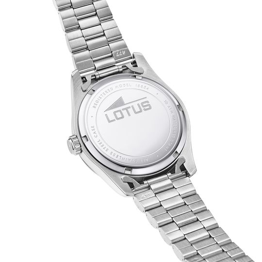 Lotus Orologio Acciaio Solo Tempo Quadrante Silver