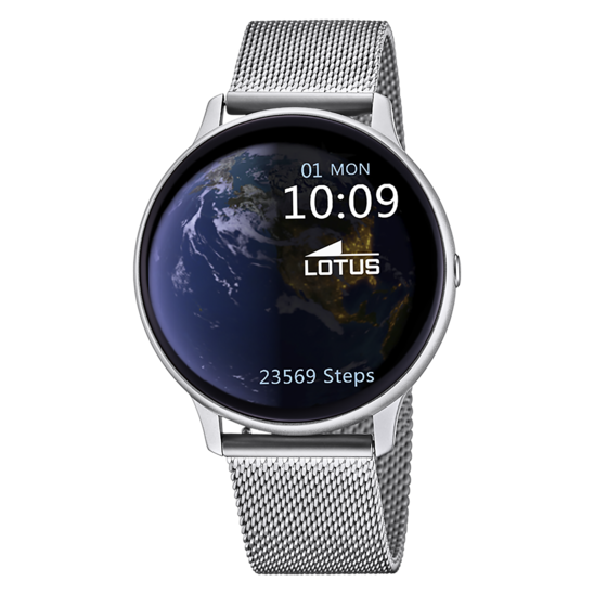 Lotus Orologio Smartwatch Unisex Acciaio Silver