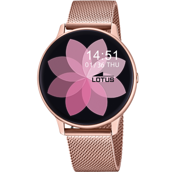 Lotus Orologio Smartwatch Unisex Acciaio Rosato