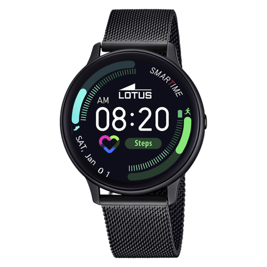 Lotus Orologio Smartwatch Unisex Acciaio Nero