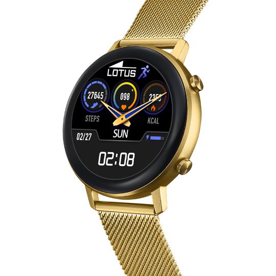 Lotus Orologio Smartwatch Unisex Acciaio Gold