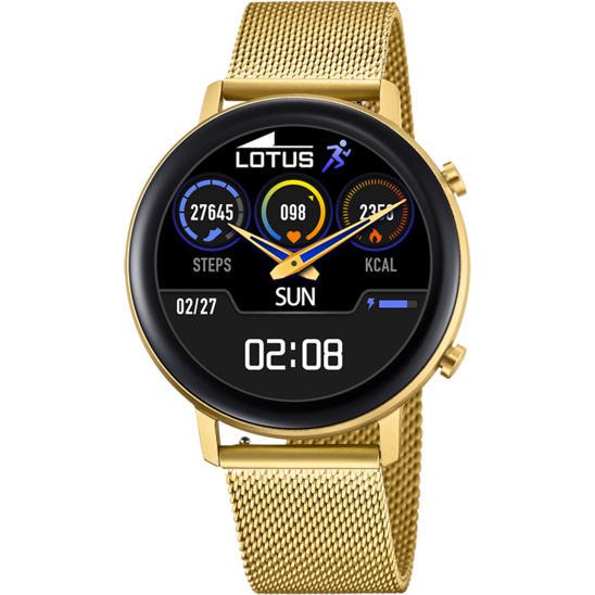 Lotus Orologio Smartwatch Unisex Acciaio Gold