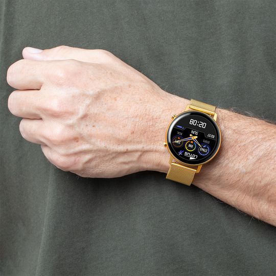 Lotus Orologio Smartwatch Unisex Acciaio Gold