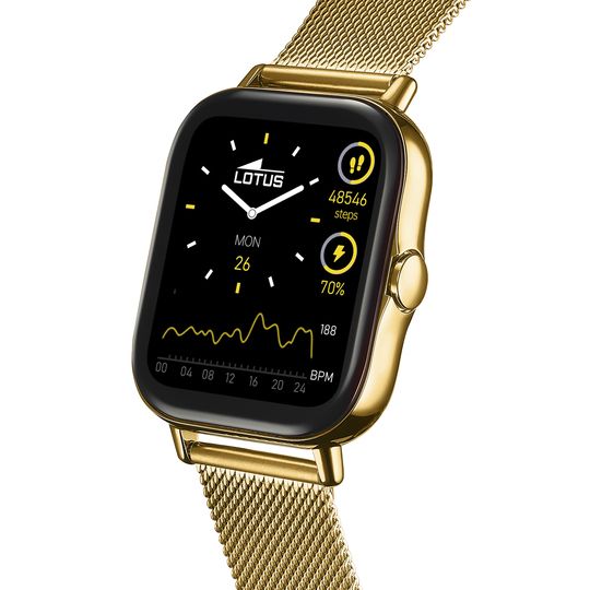 Lotus Orologio Smartwatch Unisex Acciaio Gold