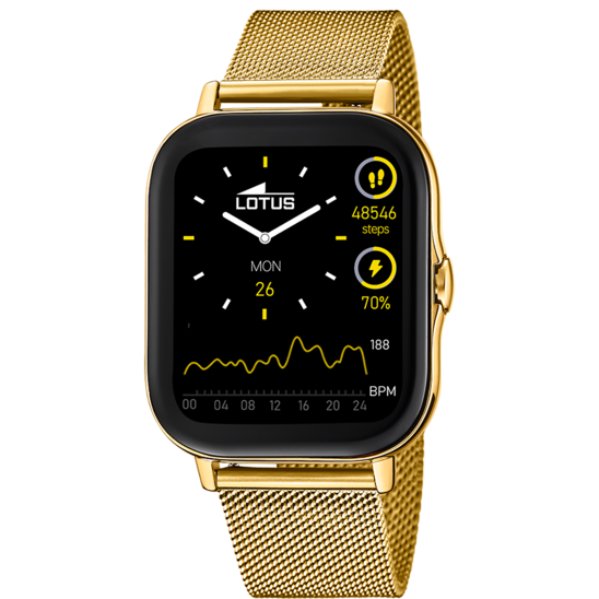 Lotus Orologio Smartwatch Unisex Acciaio Gold