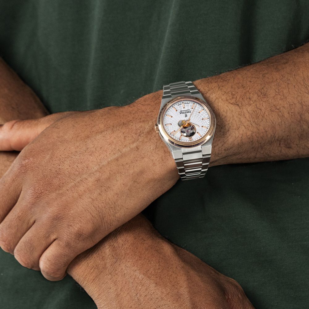 Festina Orologio Solo Tempo Acciaio Bicolore Swiss Made