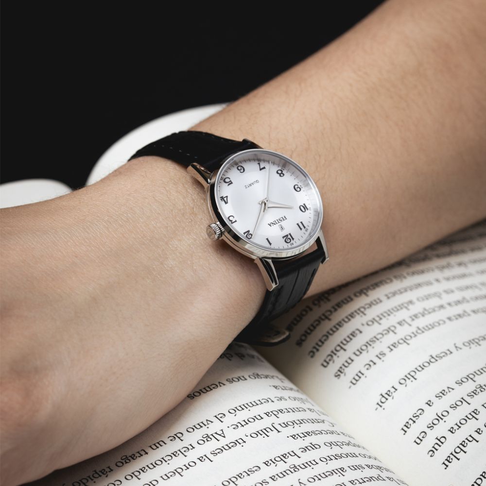 Festina Orologio Solo Tempo Acciaio Pelle Nero