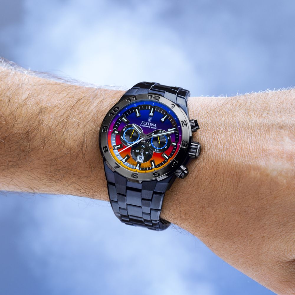 Festina Orologio Cronografo Acciaio Blu