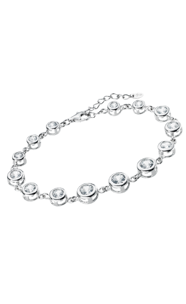 Lotus Bracciale Donna Argento Con Zirconi Bianchi