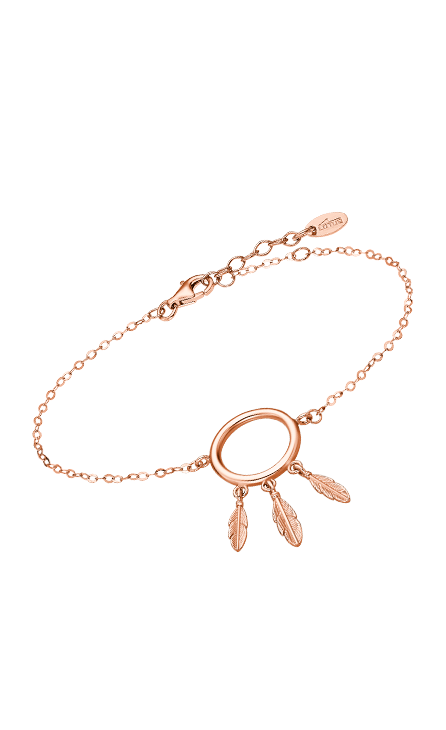 Lotus Bracciale Donna Argento Rosè Acchiappasogni