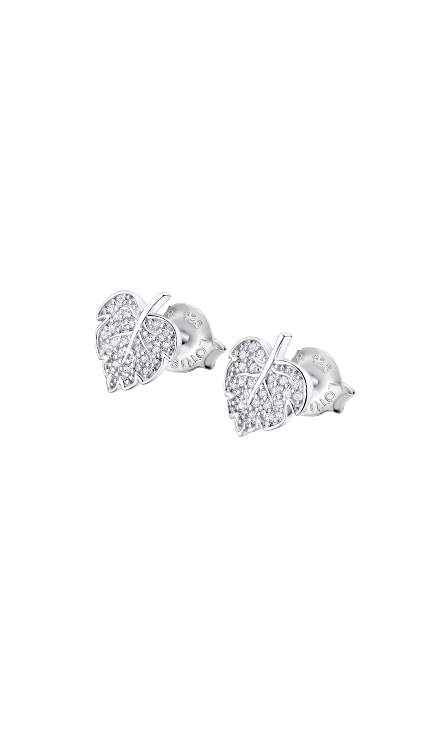 Lotus Orecchini Donna Argento Cuore Albero Della Vita