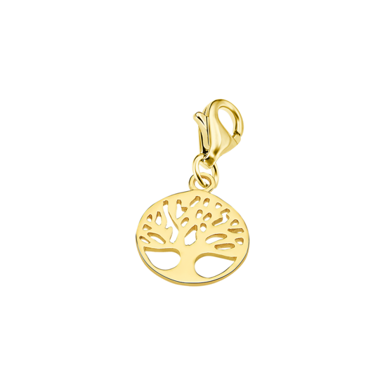 Lotus Charm Argento Gold Albero Della Vita