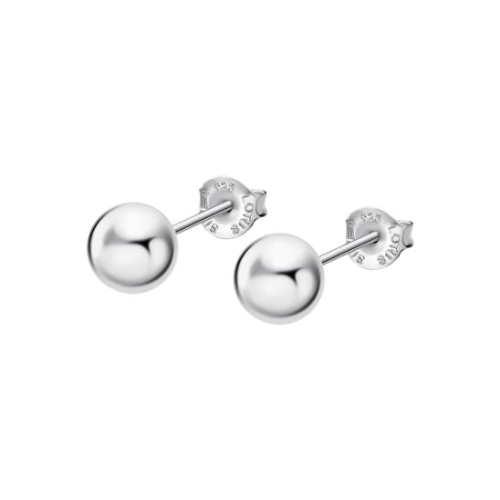 Lotus Orecchini Lobo Argento Sfera 8 mm