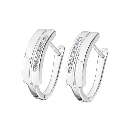 Lotus Orecchini Donna Argento 8 Zirconi