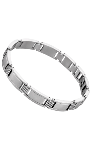 Lotus Bracciale Uomo Acciaio