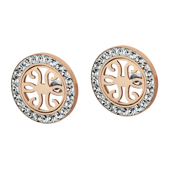 Lotus Orecchini Lobo Donna Acciaio Rosè e Zirconi LS1779-4/2