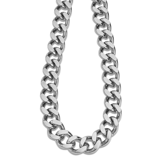 Lotus Collana Uomo Catena Grande Acciaio
