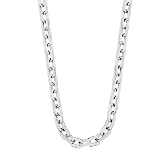 Lotus Collana Uomo Acciaio Catena Quadrata