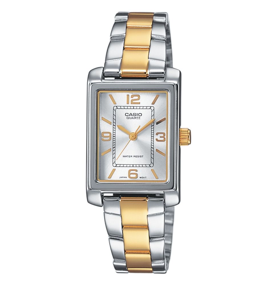Casio Orologio Solo Tempo Bicolore LTP-1234PSG-7AEG