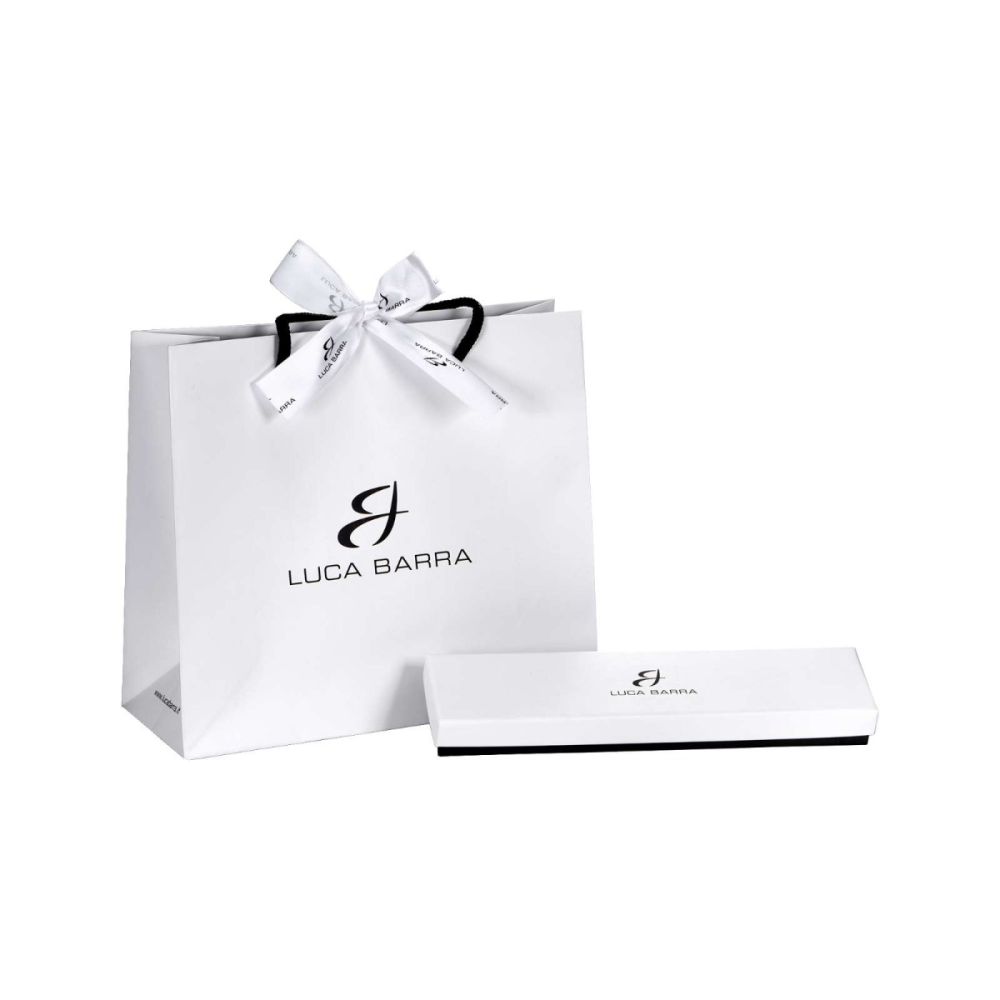 Luca Barra Bracciale Uomo Acciaio Pvd Nero