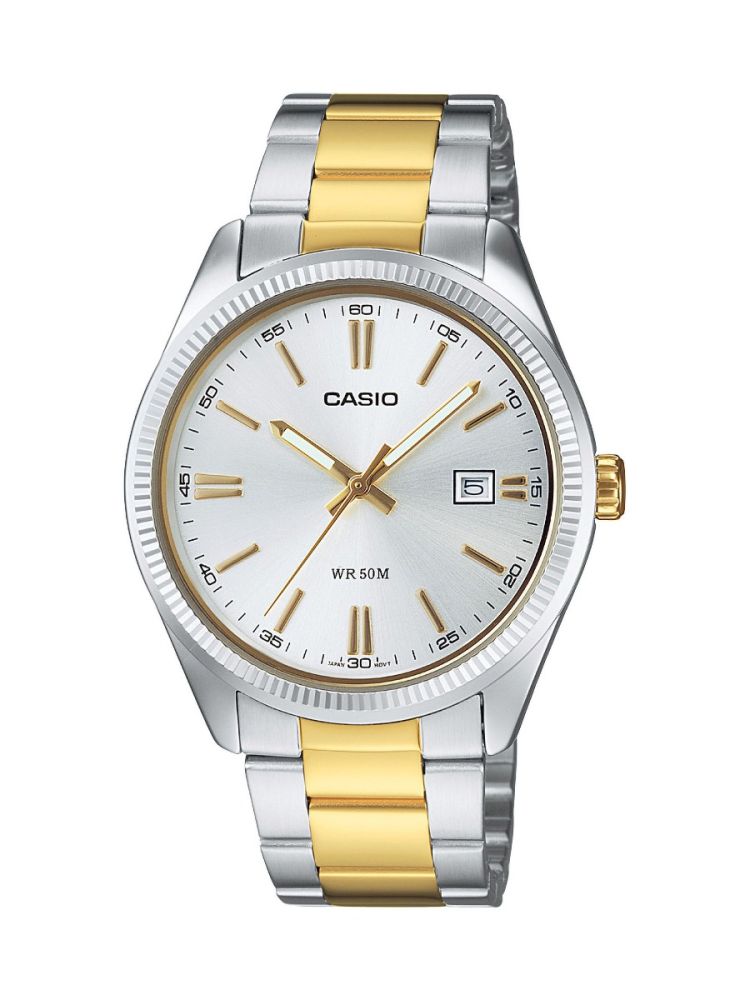 Casio Orologio Solo Tempo Acciaio MTP-1302PSG-7AVEF