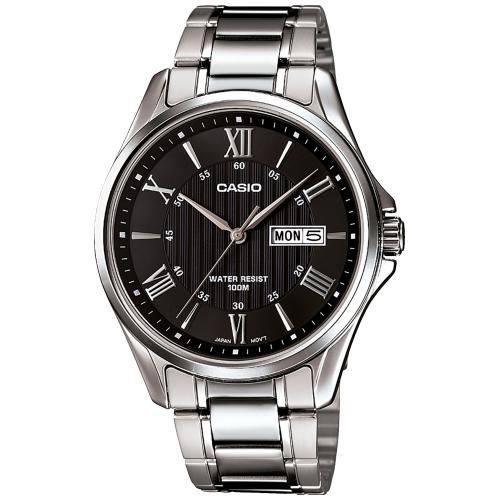 Casio Orologio Solo Tempo Acciaio MTP-1384D-1AVEF