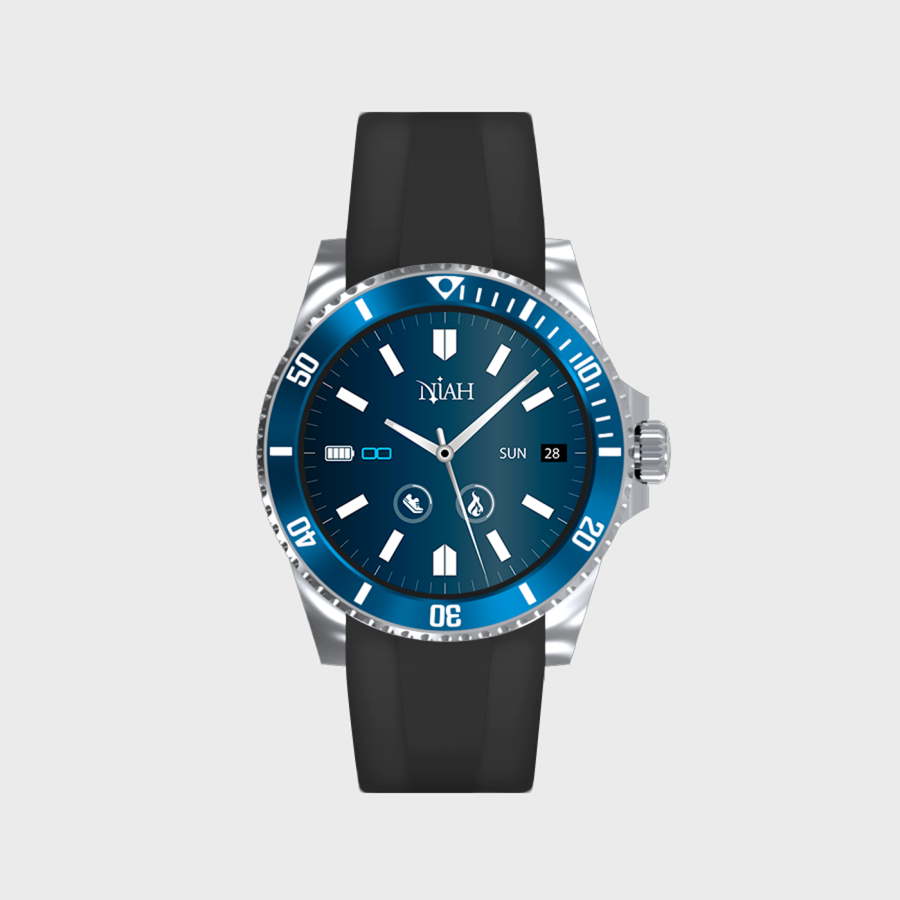 Techmade Smartwatch Silicone Neptune Blu