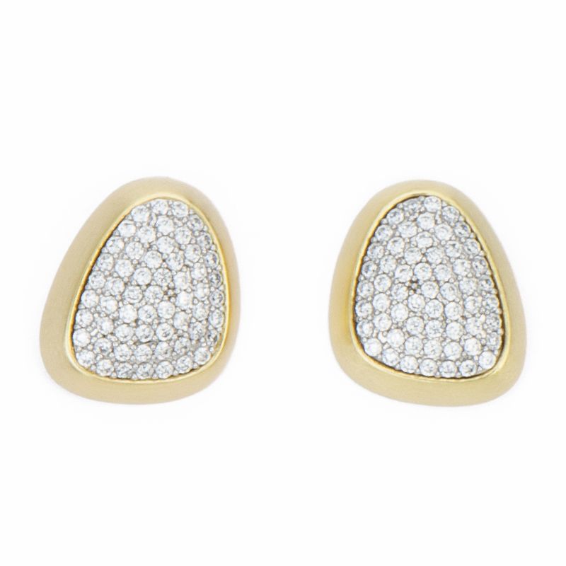 Barbieri Orecchini Metallo Gold con Zirconi