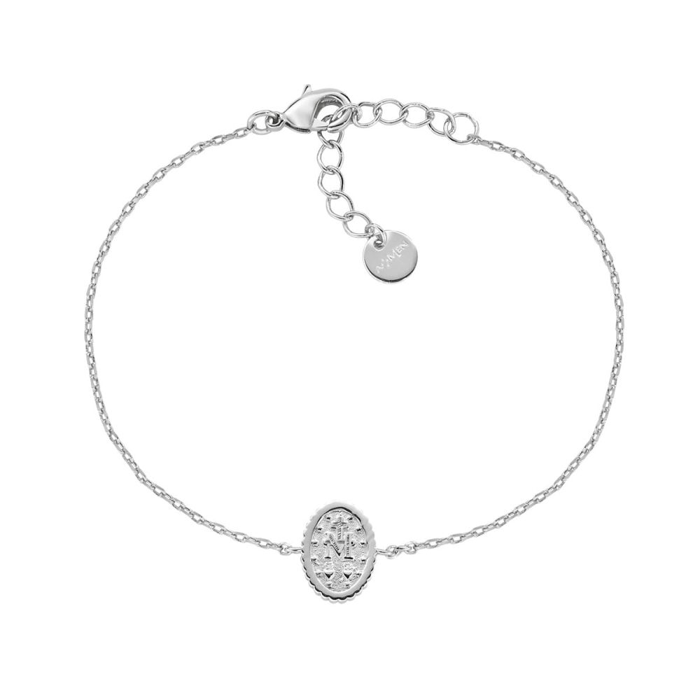 Amen Bracciale Ottone con Madonnina