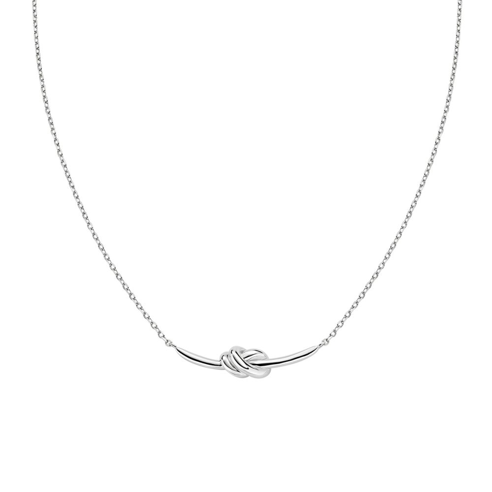 Amen Collana Ottone Nodo D'Amore