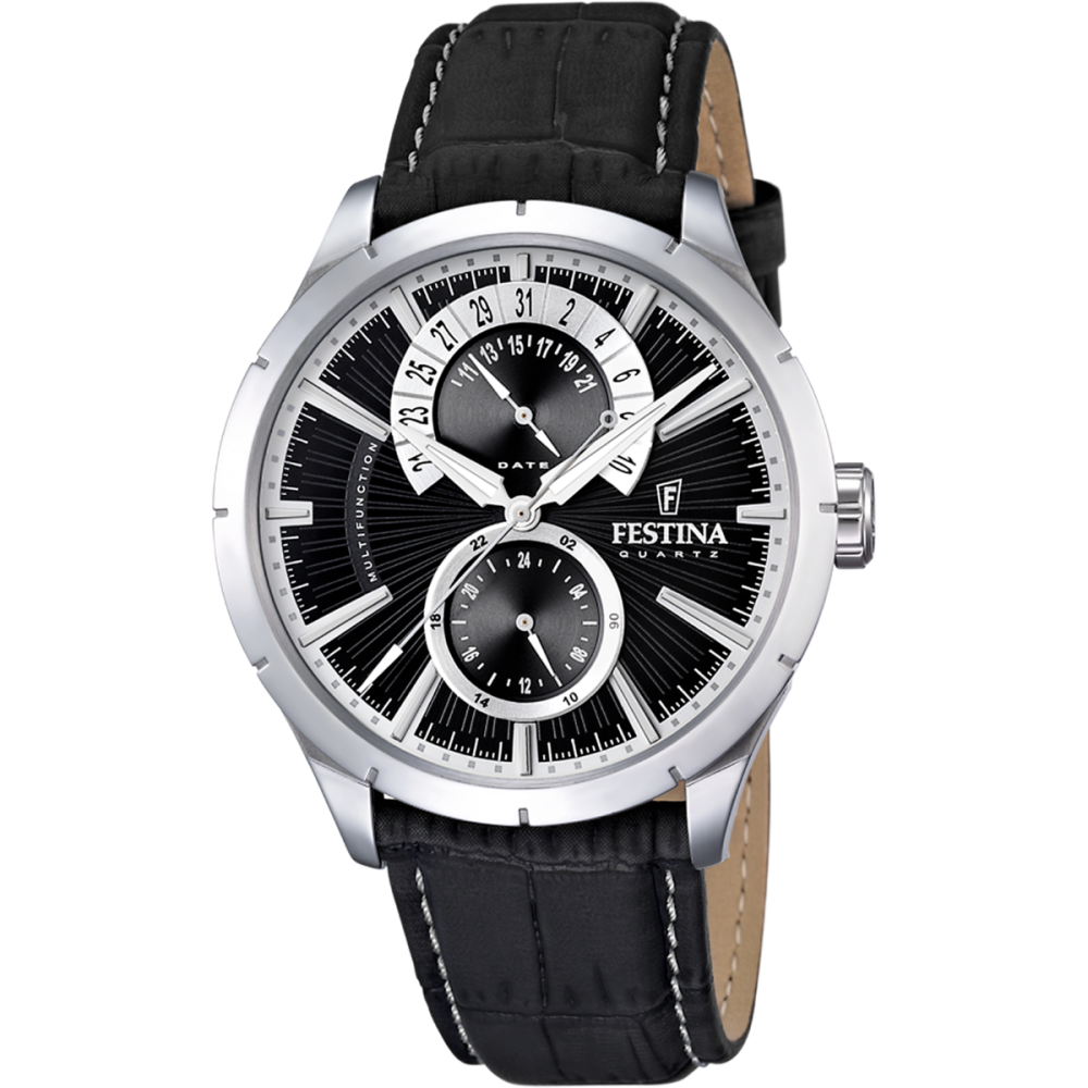 Festina Orologio Multifunzione Acciaio Quadrante Nero