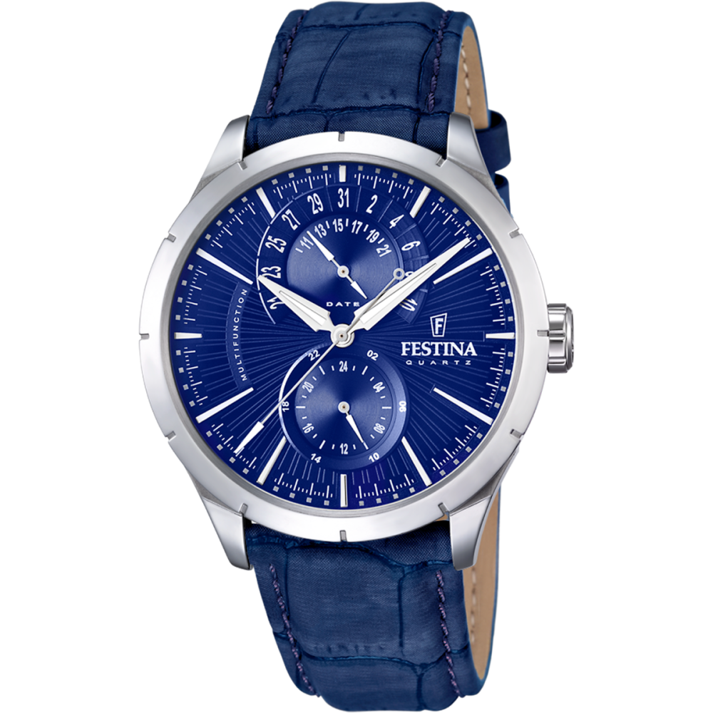 Festina Orologio Multifunzione Acciaio Quadrante Blu