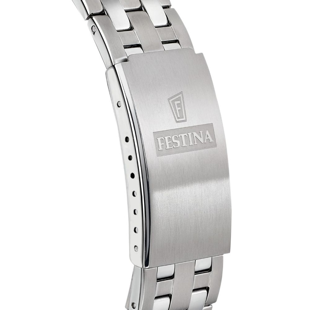 Festina Solo Tempo Acciaio Quadrante Silver