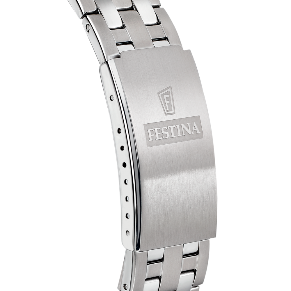 Festina Orologio Solo Tempo Acciaio Quadrante Blu