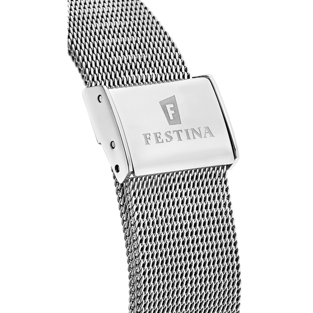 Festina Orologio Solo Tempo Acciaio e Madreperla
