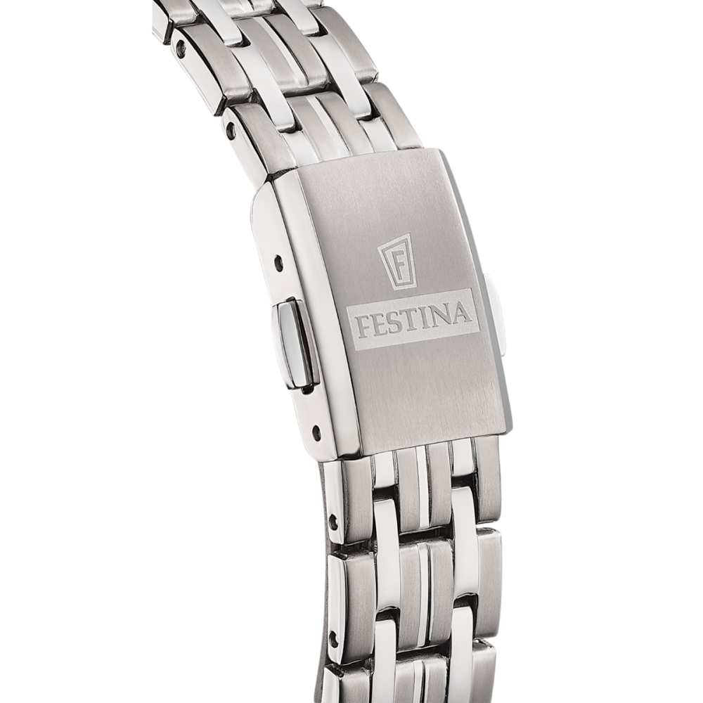 Festina Orologio Solo Tempo Titanio Quadrante Silver