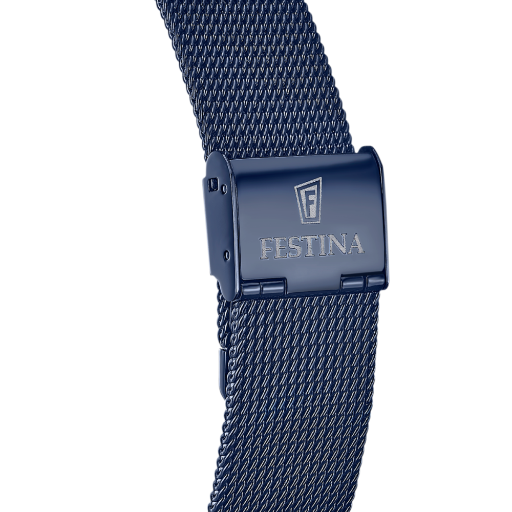 Festina Orologio Meccanico Acciaio Blu
