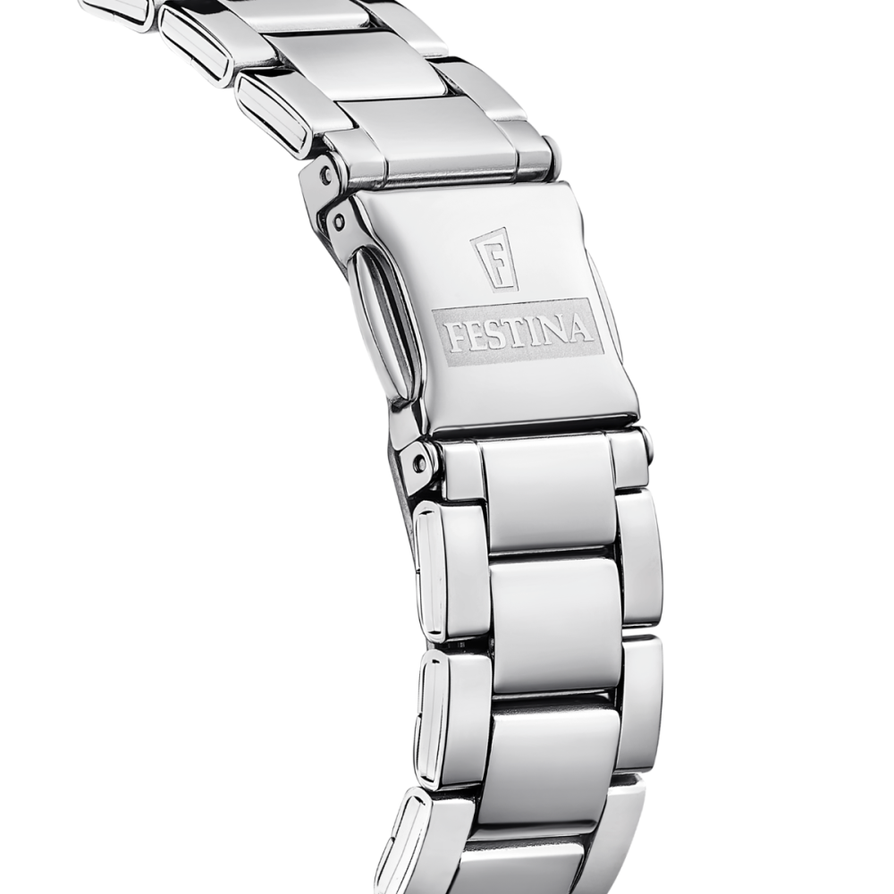 Festina Orologio Solo Tempo Acciaio Quadrante Grigio