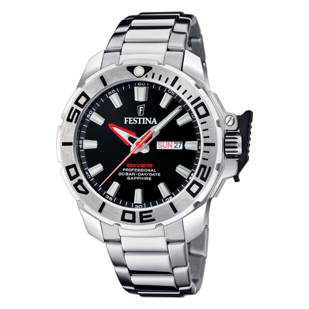 Festina Orologio Solo Tempo Acciaio Diver