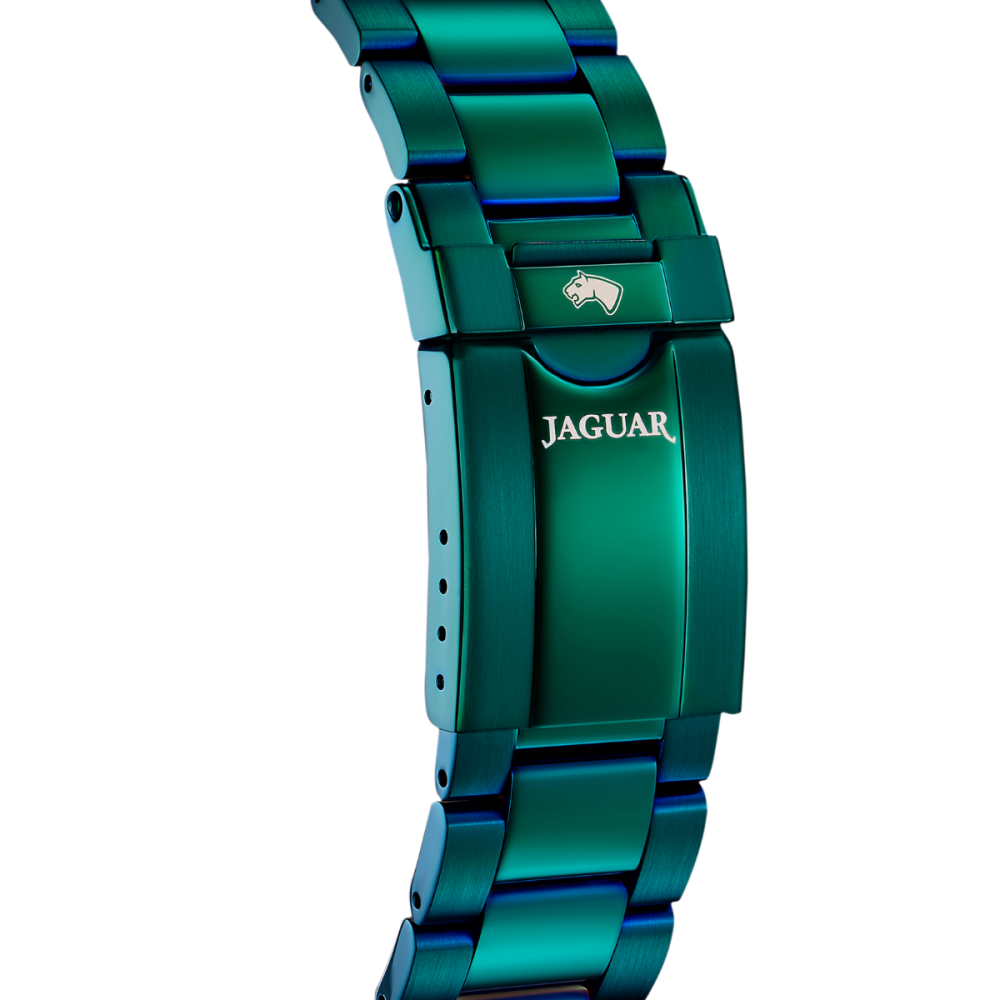 Jaguar Orologio Solo Tempo Acciaio Verde