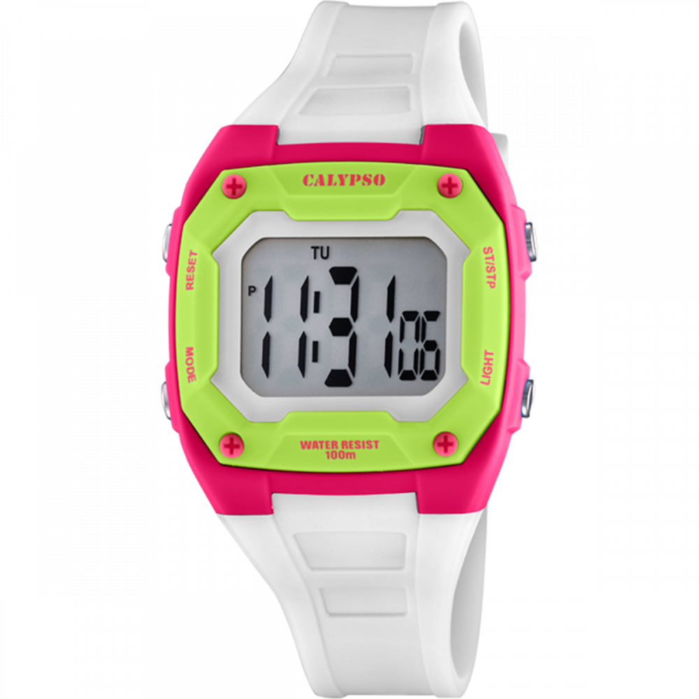 Calypso Orologio Gomma kids Digitale Multifunzione